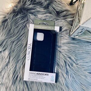 T-Mobile REVVL 7 PRO 5G Grand Advocate Case w/ Kickstand by Quikcell Navy Blue